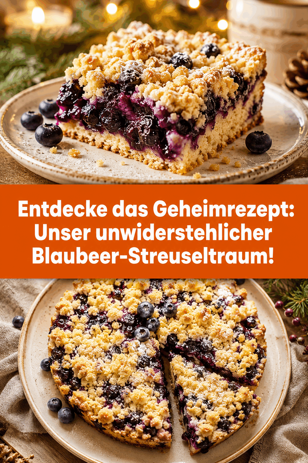 Entdecke das Geheimrezept: Unser unwiderstehlicher Blaubeer-Streuseltraum!