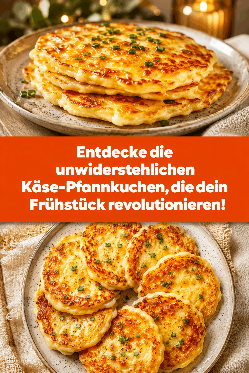Entdecke die unwiderstehlichen Käse-Pfannkuchen, die dein Frühstück revolutionieren!