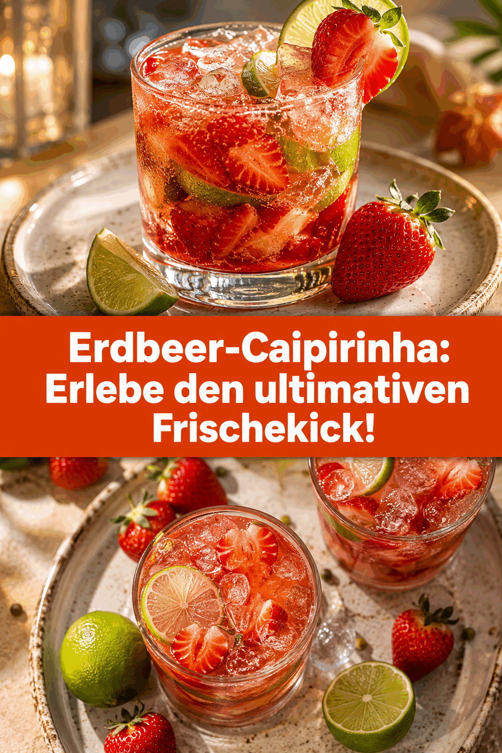 Erdbeer-Caipirinha: Erlebe den ultimativen Frischekick!