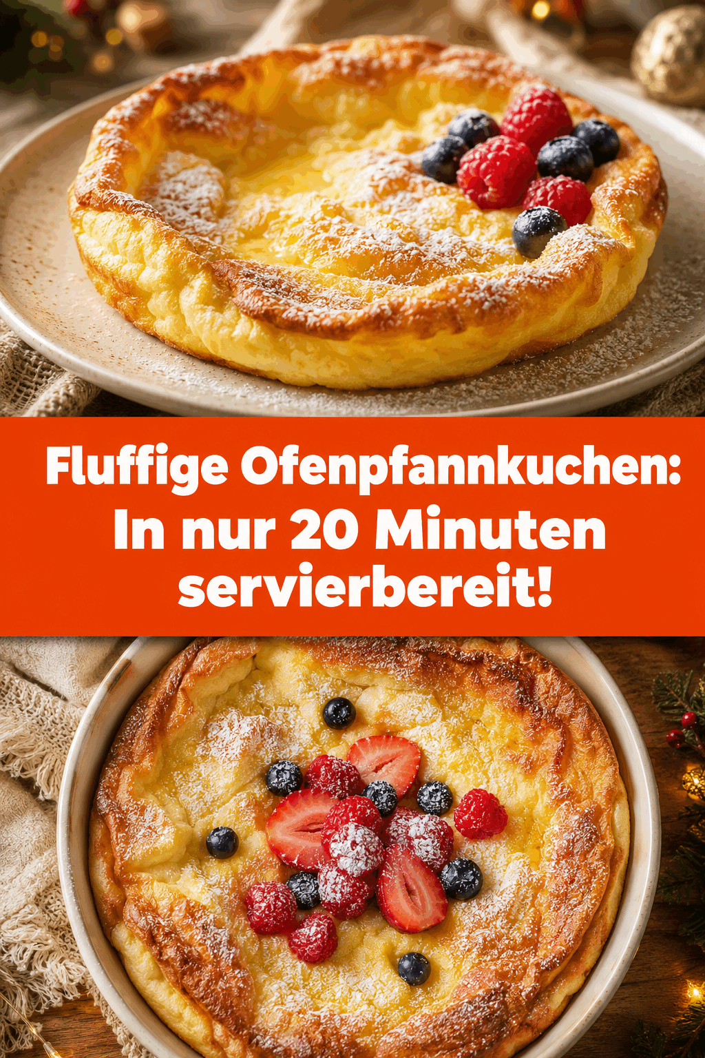 Fluffige Ofenpfannkuchen: In nur 20 Minuten servierbereit!