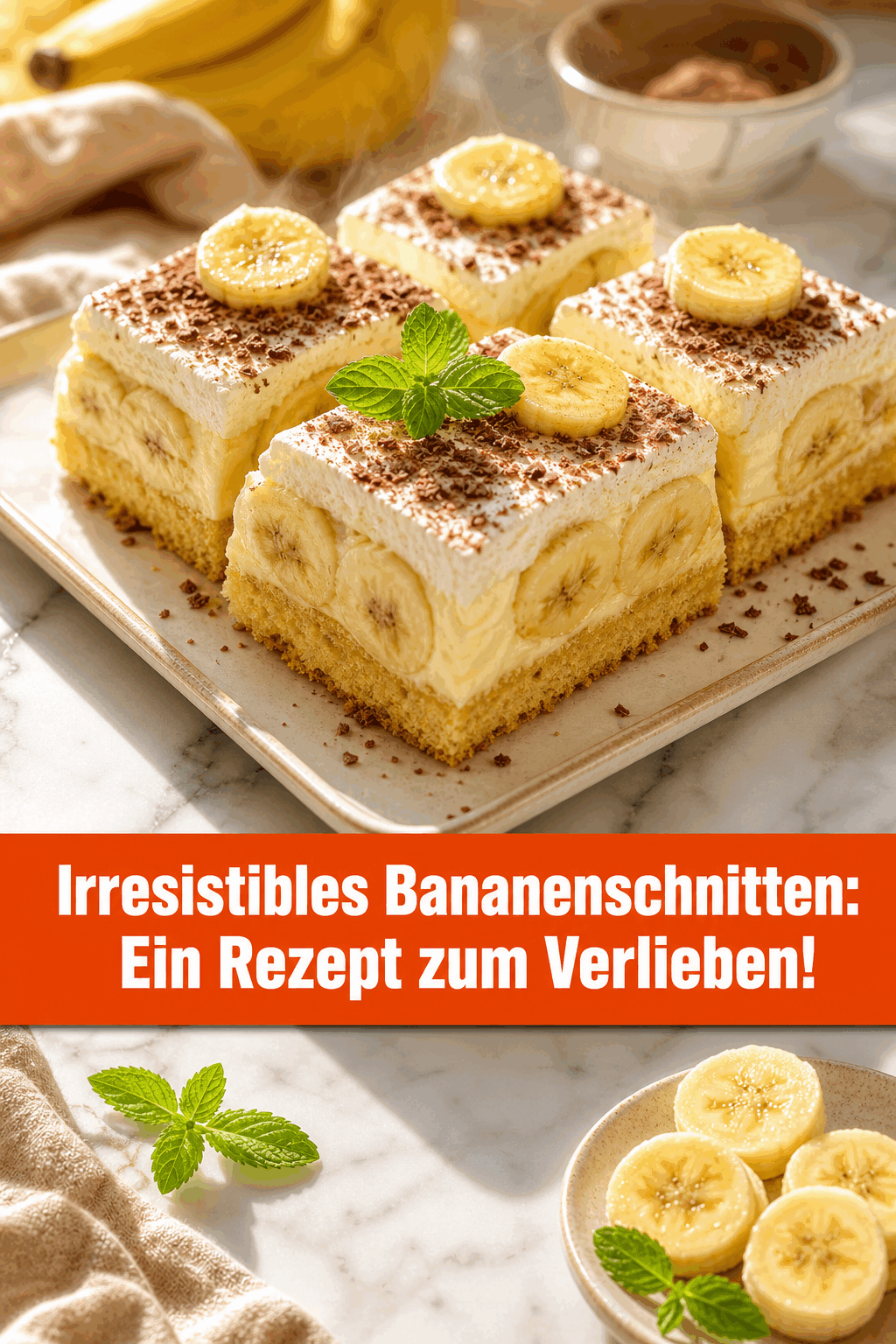 Irresistibles Bananenschnitten: Ein Rezept zum Verlieben!