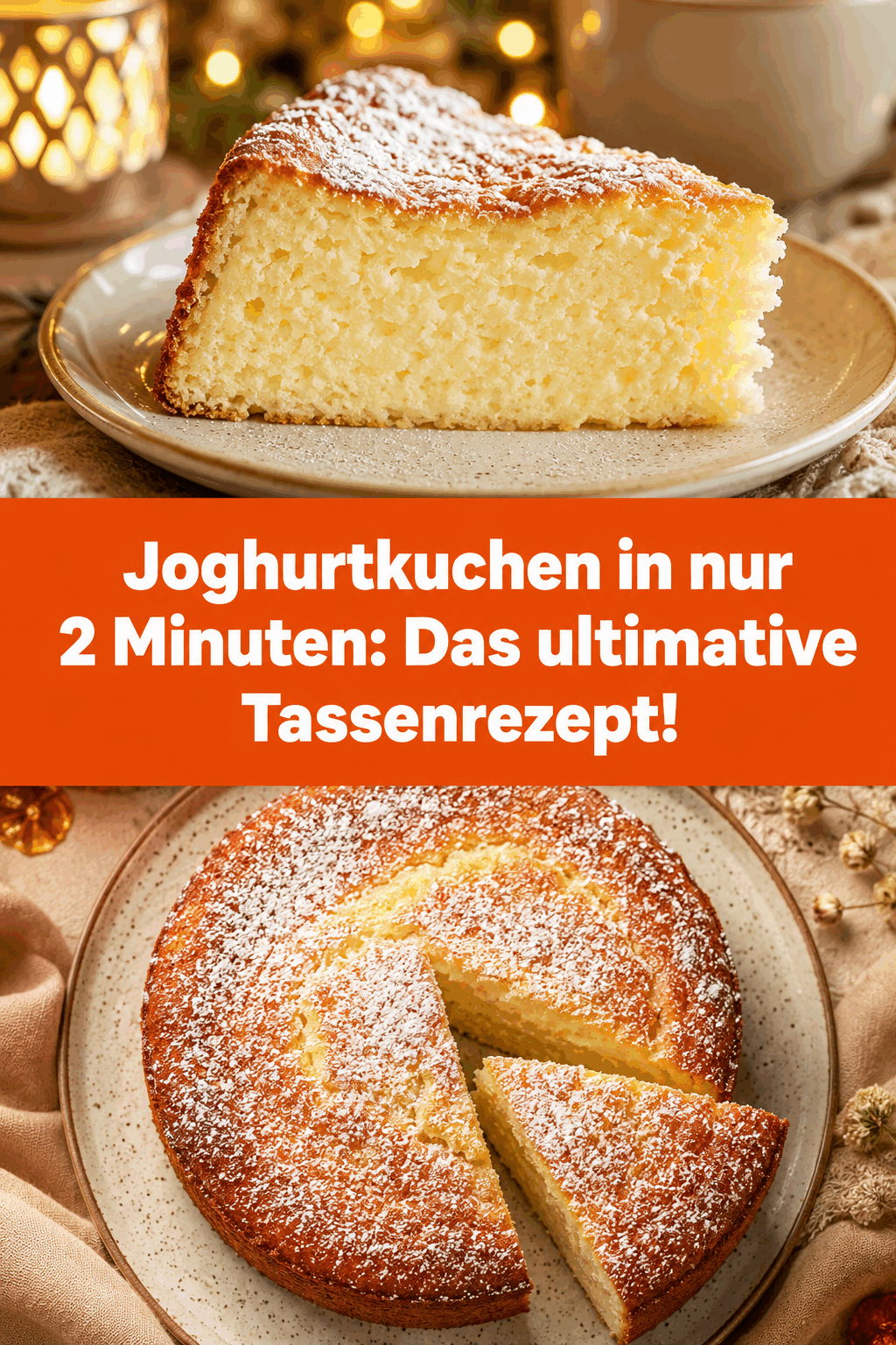 Joghurtkuchen in nur 2 Minuten: Das ultimative Tassenrezept!