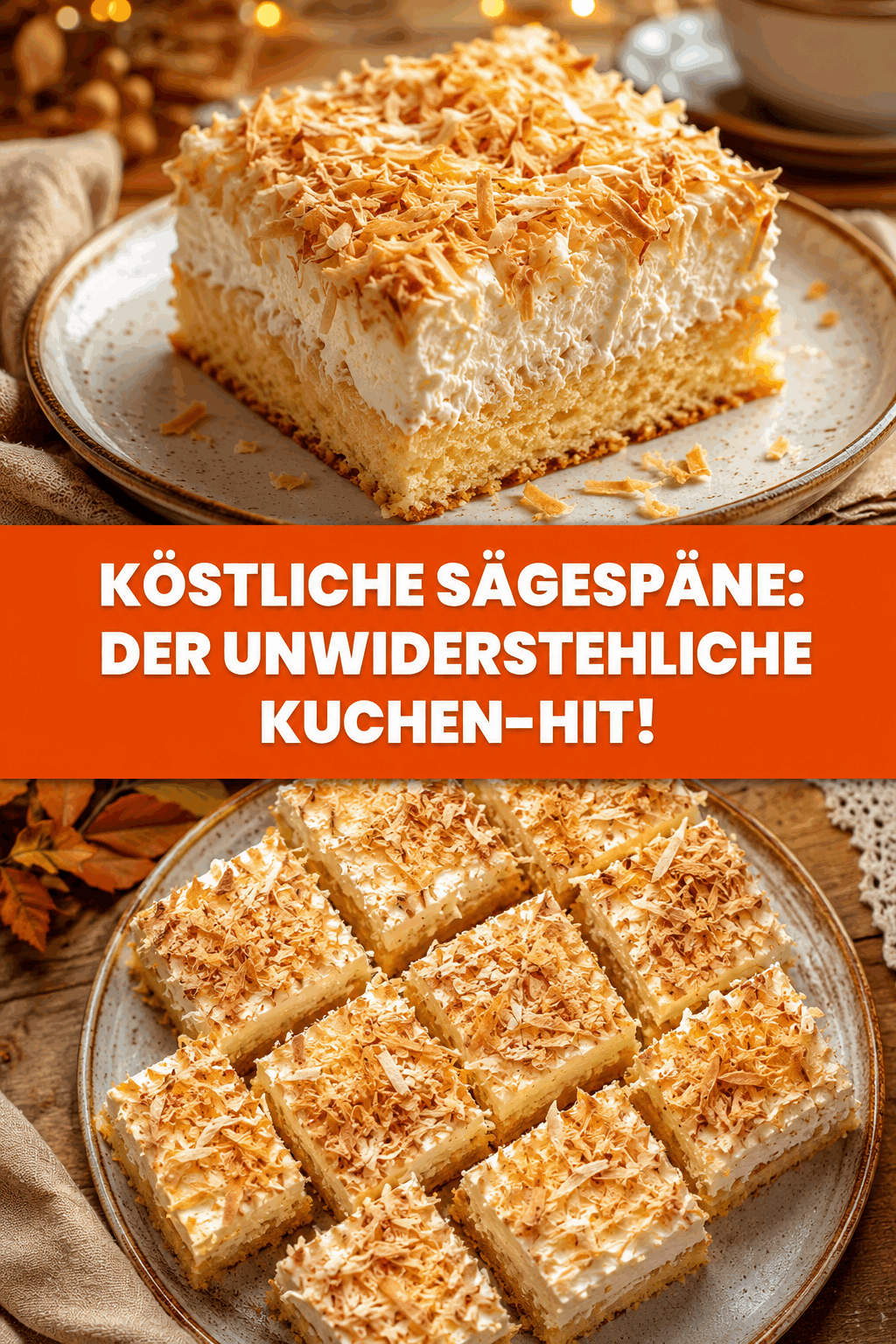 KÖSTLICHE SÄGESPÄNE: DER UNWIDERSTEHLICHE KUCHEN-HIT!