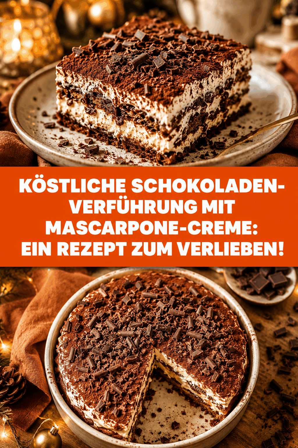 KÖSTLICHE SCHOKOLADEN-VERFÜHRUNG MIT MASCARPONE-CREME: EIN REZEPT ZUM VERLIEBEN!