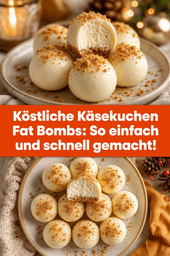 Köstliche Käsekuchen Fat Bombs: So einfach und schnell gemacht!