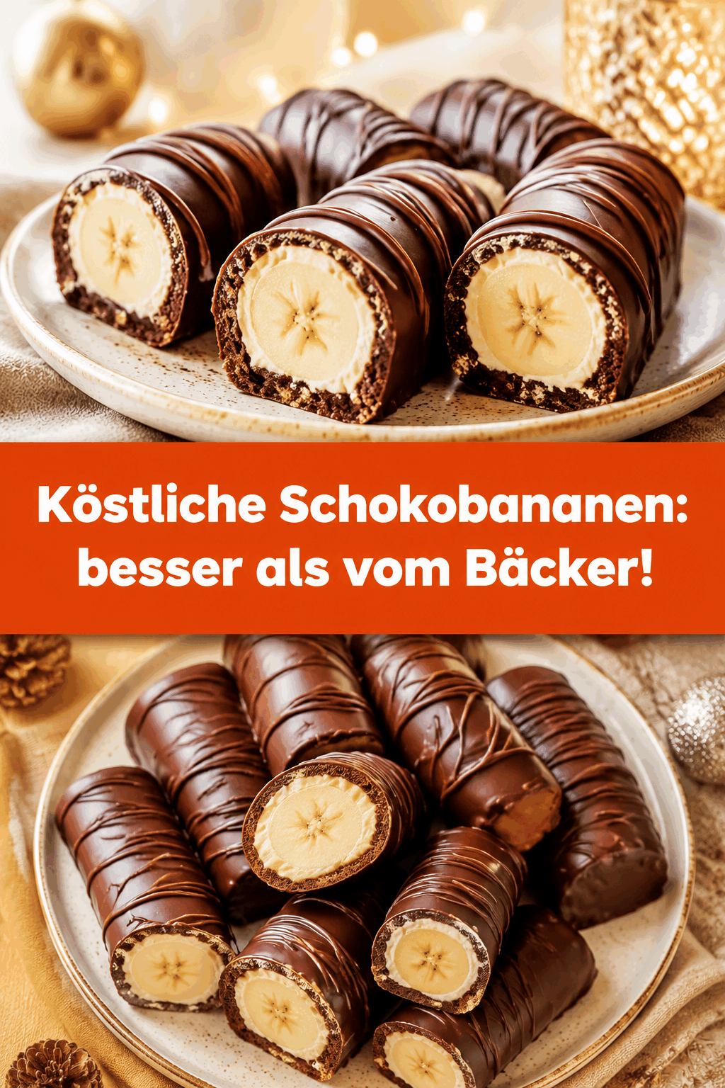 Köstliche Schokobananen: besser als vom Bäcker!