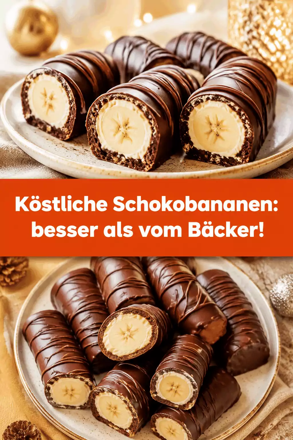 Köstliche Schokobananen: besser als vom Bäcker!