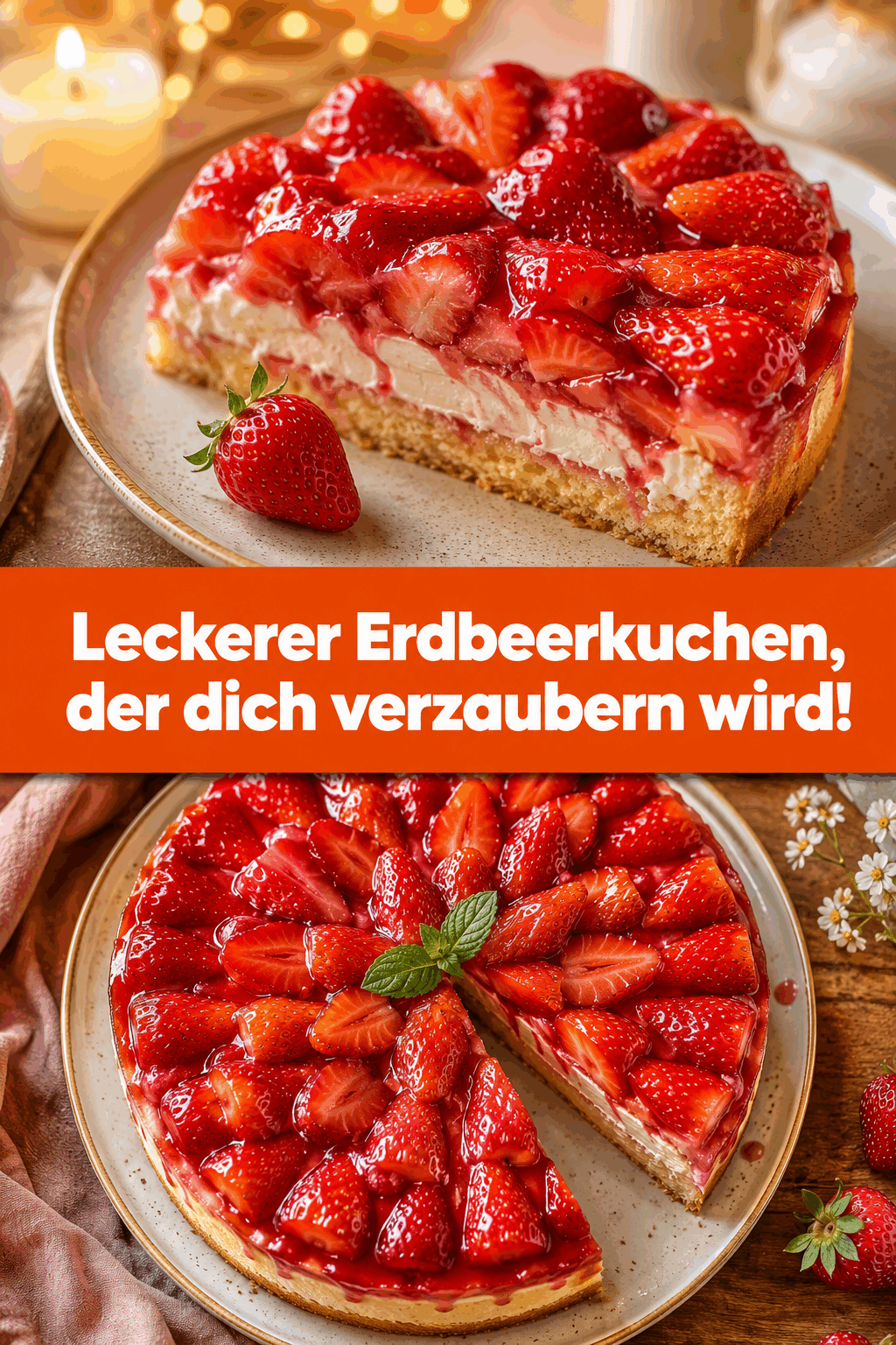 Leckerer Erdbeerkuchen, der dich verzaubern wird!