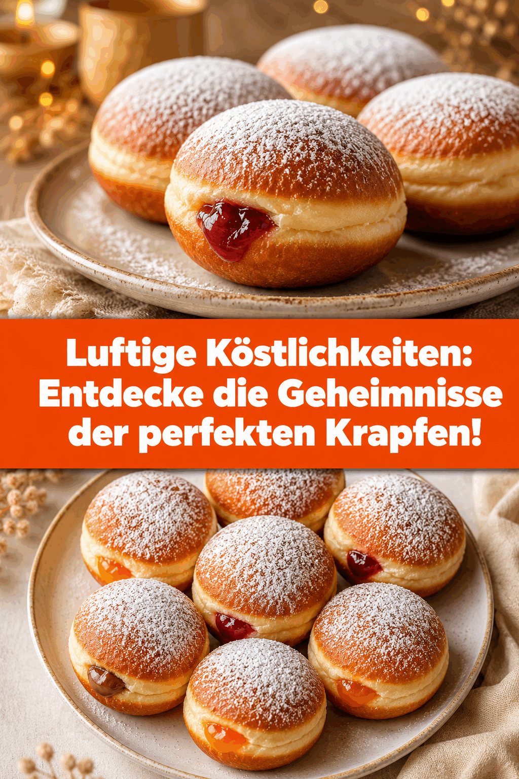 Luftige Köstlichkeiten: Entdecke die Geheimnisse der perfekten Krapfen!