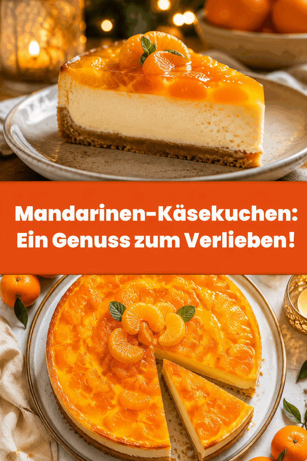 Mandarinen-Käsekuchen: Ein Genuss zum Verlieben!