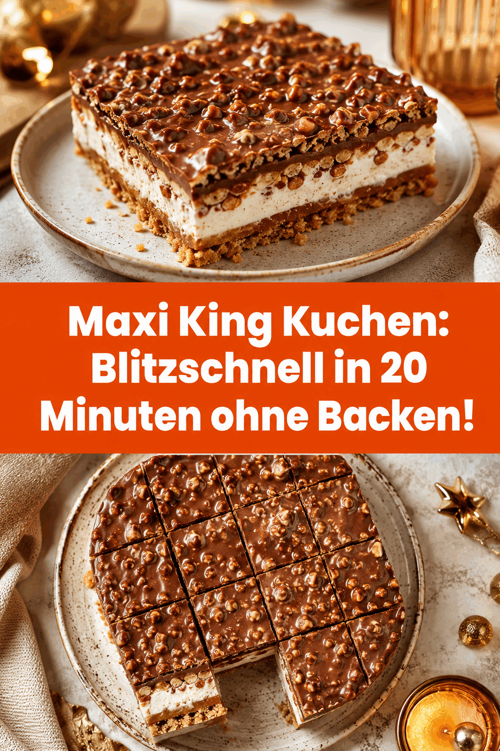 Maxi King Kuchen: Blitzschnell in 20 Minuten ohne Backen!