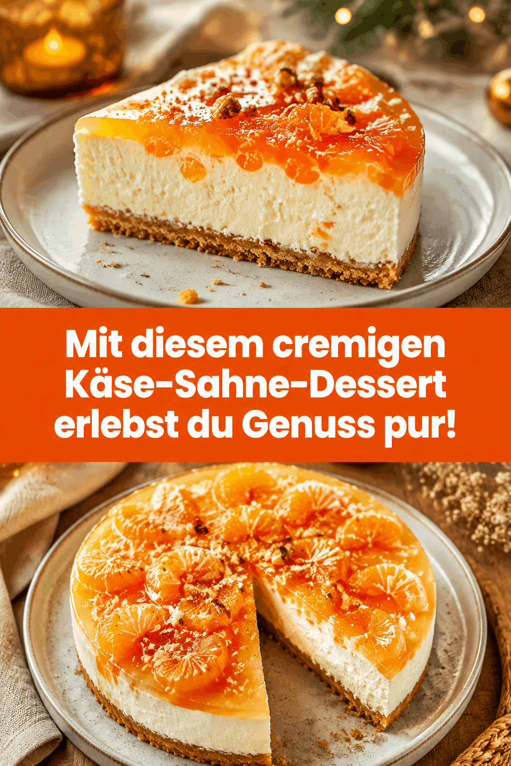Mit diesem cremigen Käse-Sahne-Dessert erlebst du Genuss pur!
