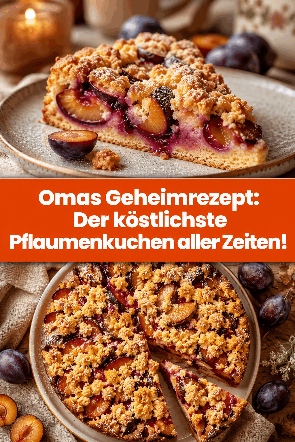 Omas Geheimrezept: Der köstlichste Pflaumenkuchen aller Zeiten!