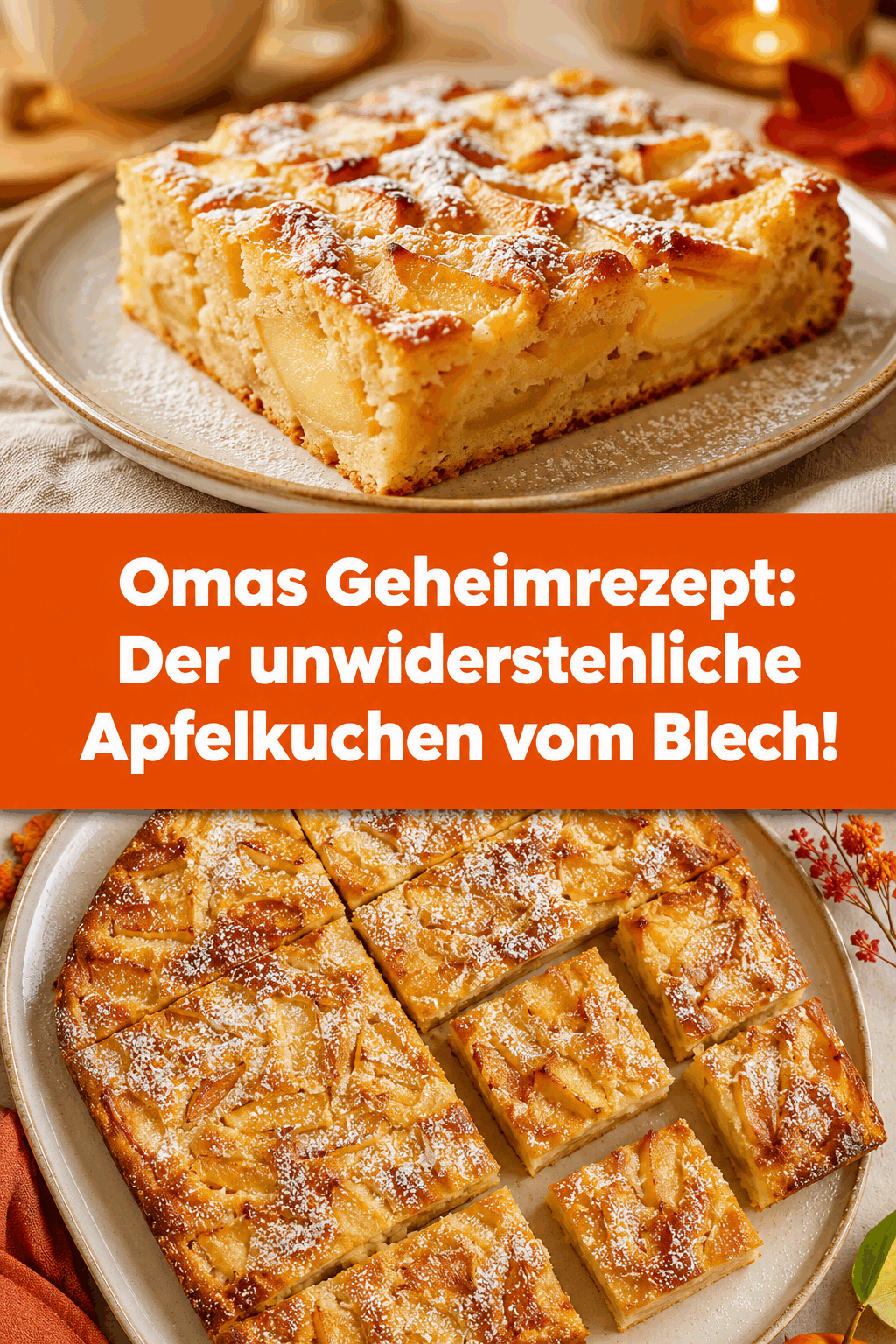 Omas Geheimrezept: Der unwiderstehliche Apfelkuchen vom Blech!