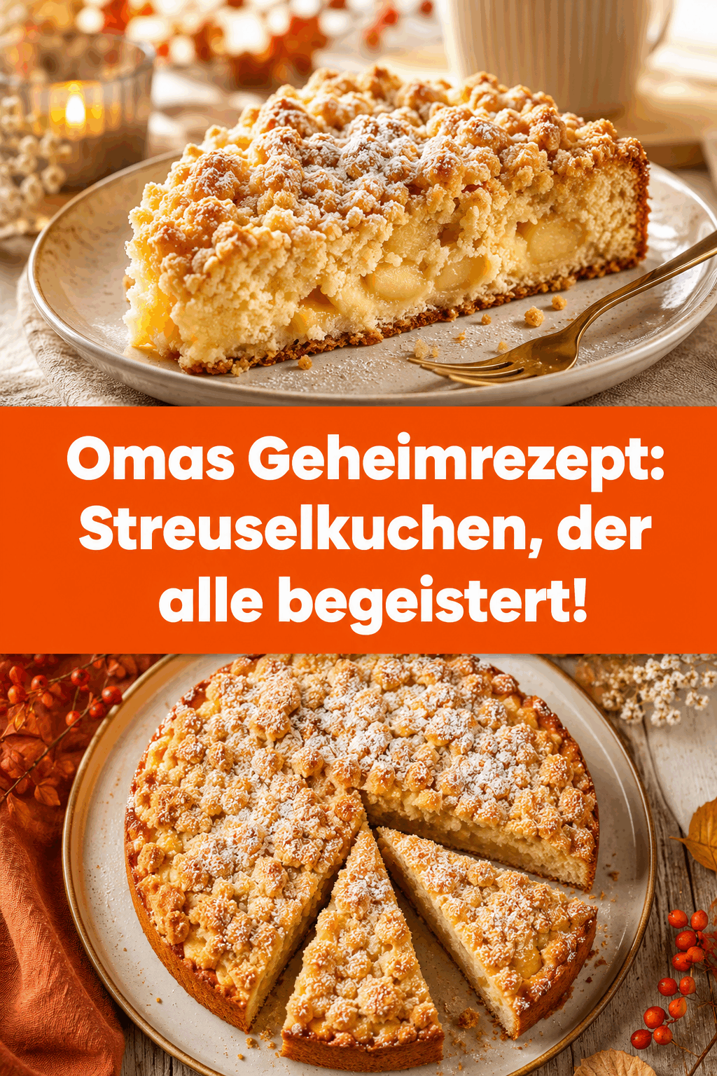Omas Geheimrezept: Streuselkuchen, der alle begeistert!