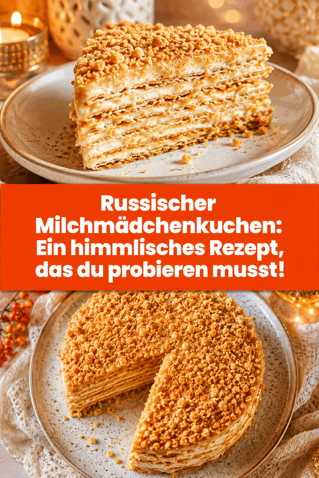 Russischer Milchmädchenkuchen: Ein himmlisches Rezept, das du probieren musst!