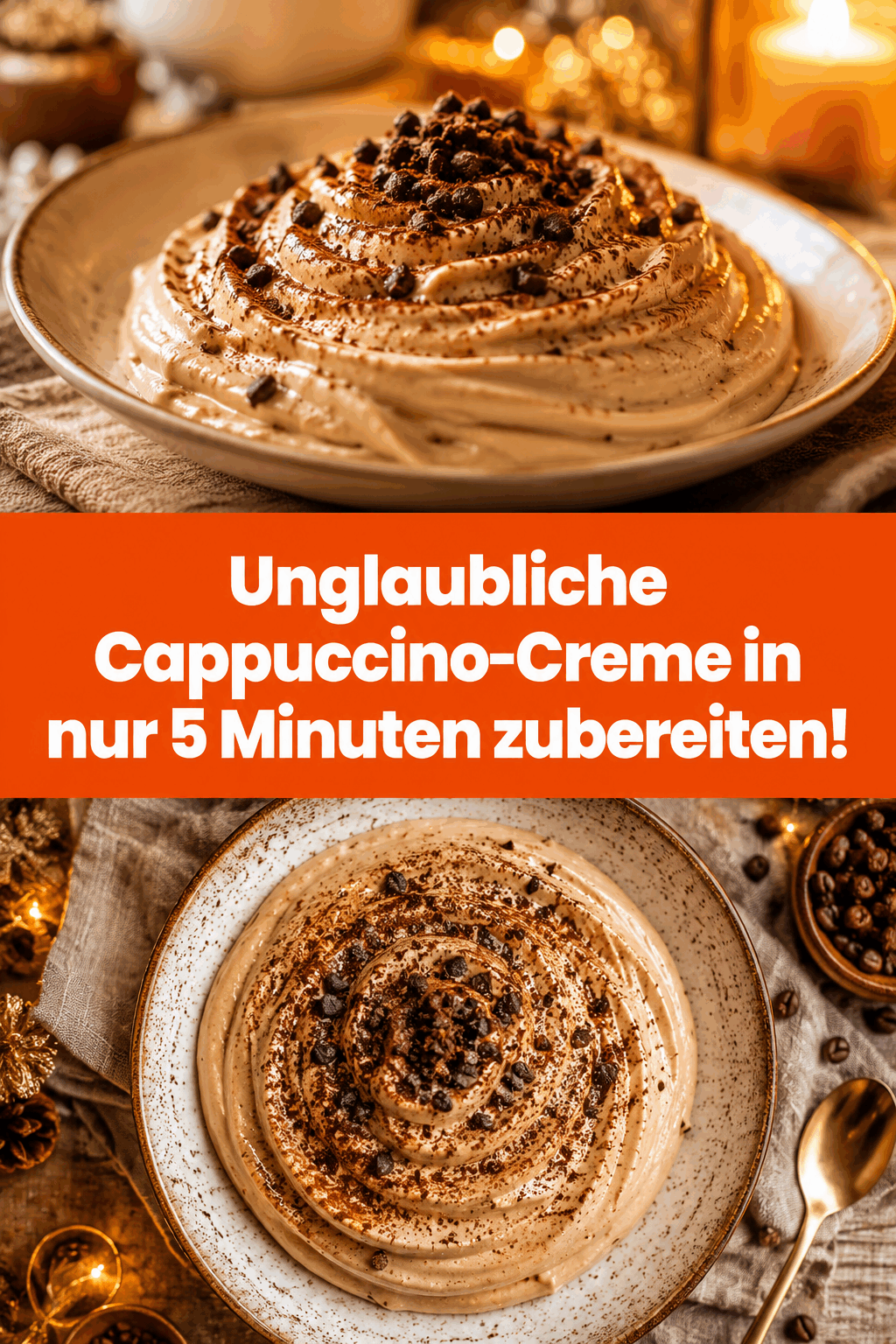 Unglaubliche Cappuccino-Creme in nur 5 Minuten zubereiten!