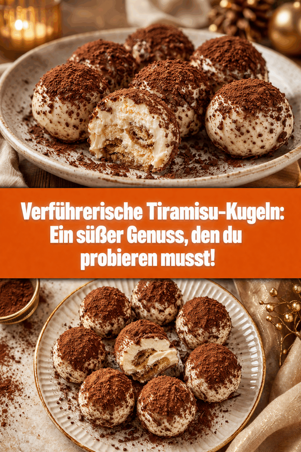 Verführerische Tiramisu-Kugeln: Ein süßer Genuss, den du probieren musst!