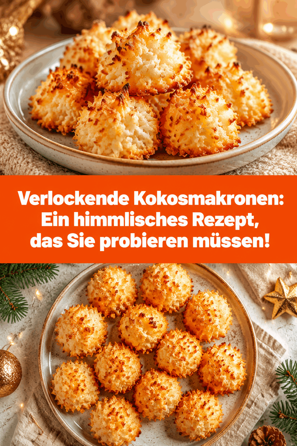 Verlockende Kokosmakronen: Ein himmlisches Rezept, das Sie probieren müssen!
