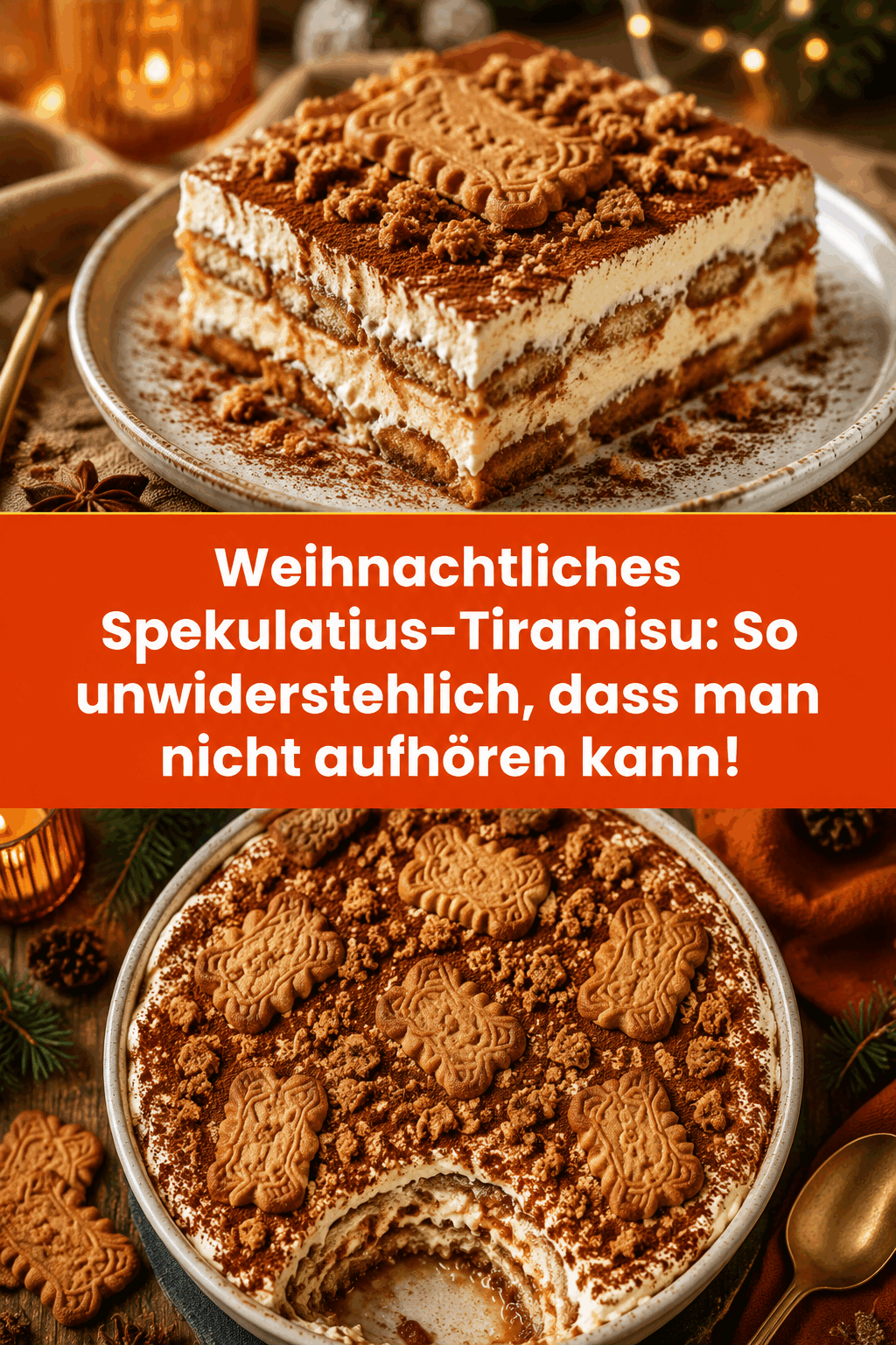 Weihnachtliches Spekulatius-Tiramisu: So unwiderstehlich, dass man nicht aufhören kann!
