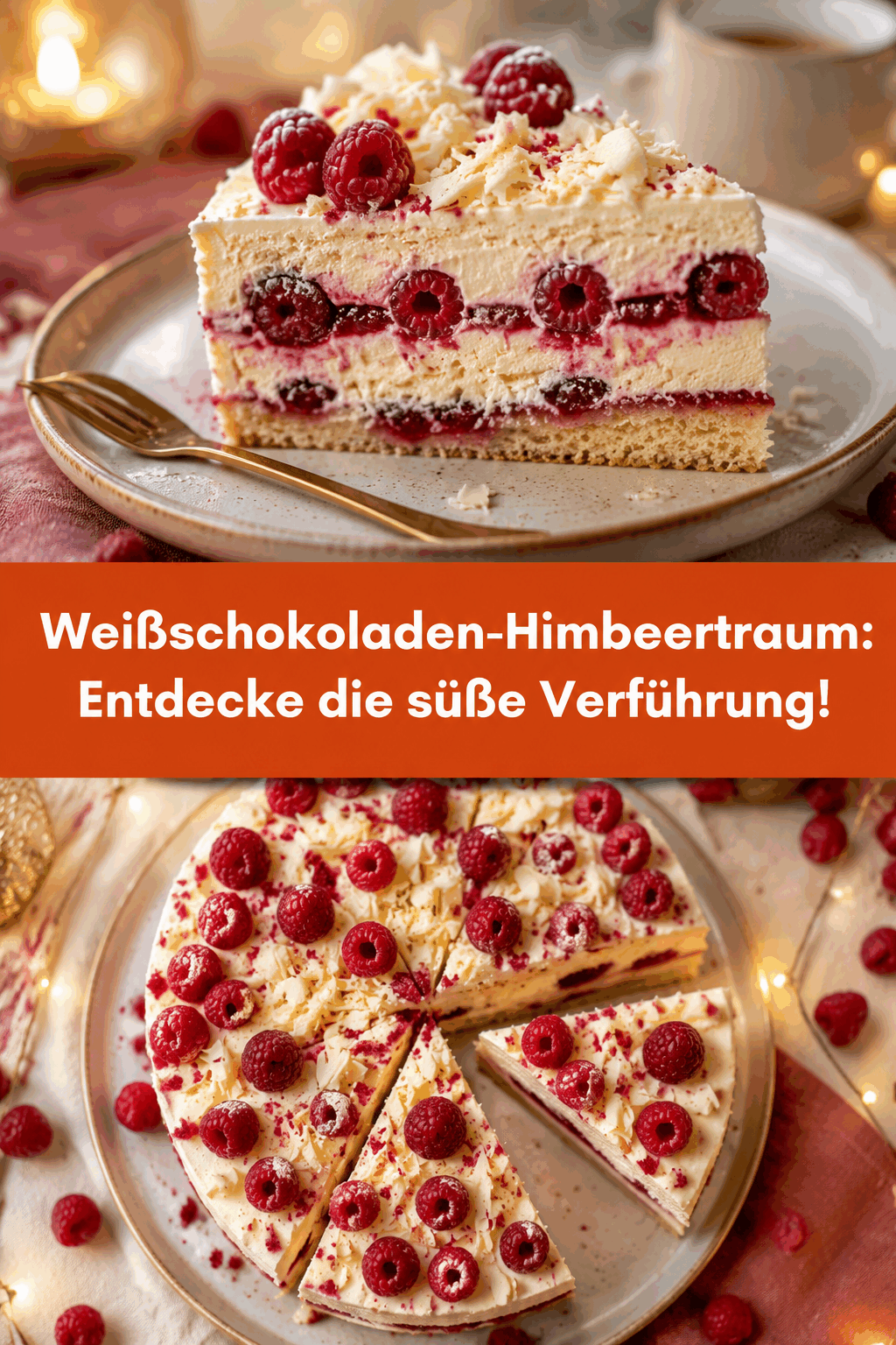 Weißschokoladen-Himbeertraum: Entdecke die süße Verführung!