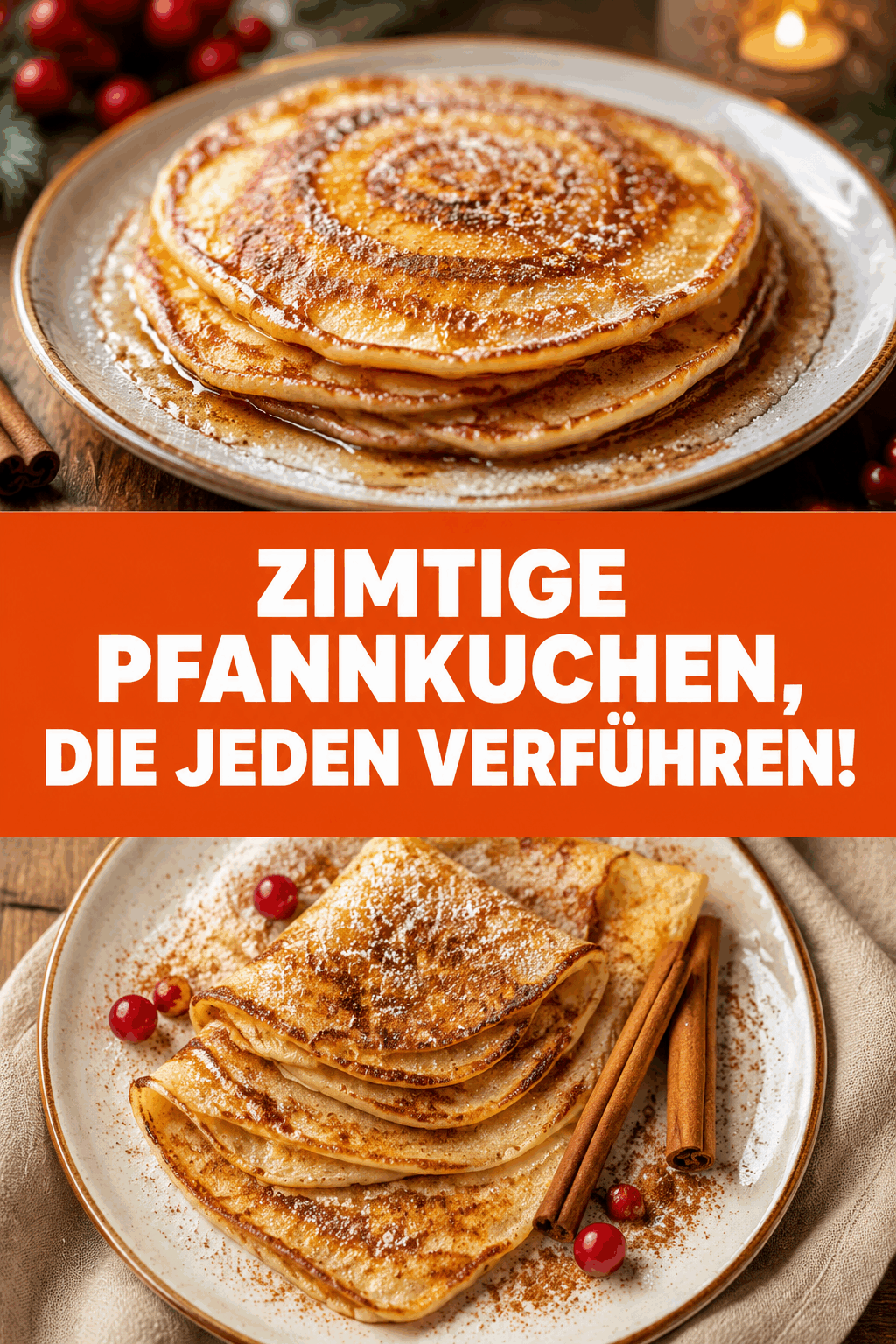 ZIMTIGE PFANNKUCHEN, DIE JEDEN VERFÜHREN!