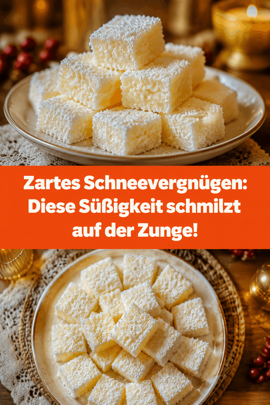 Zartes Schneevergnügen: Diese Süßigkeit schmilzt auf der Zunge!