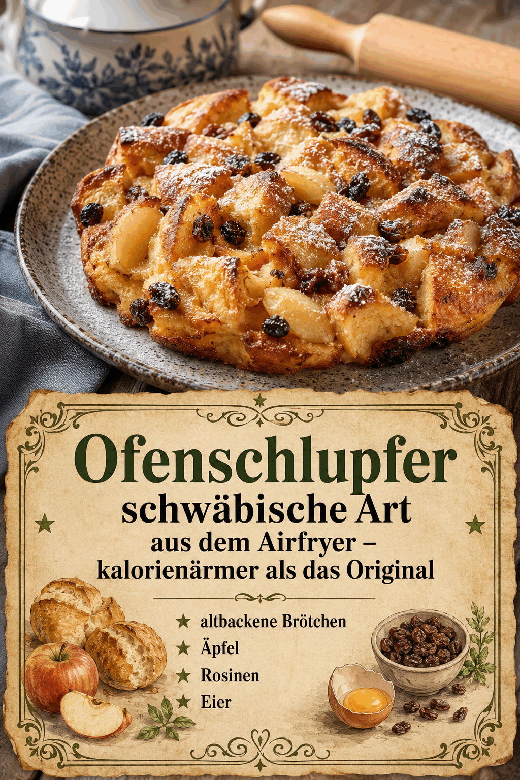 Ofenschlupfer schwäbische Art aus dem Airfryer – kalorienärmer als das Original