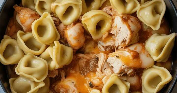 10 Minuten Hähnchen Tortellini mit 200 g Schmand
