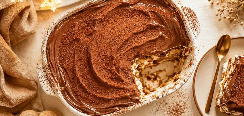 10 Minuten Nutella Tiramisu, das man jeden Tag genießen möchte! – so sieht es fertig aus
