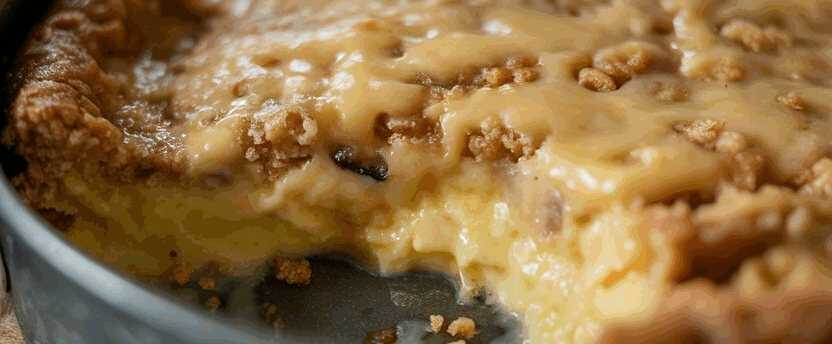 15 Minuten Vanillepudding Streuselkuchen vom Blech