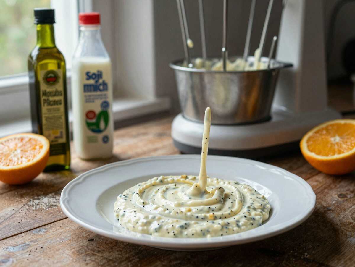 3 Minute Mayo ohne Ei sooooowas von lecker – während der Zubereitung