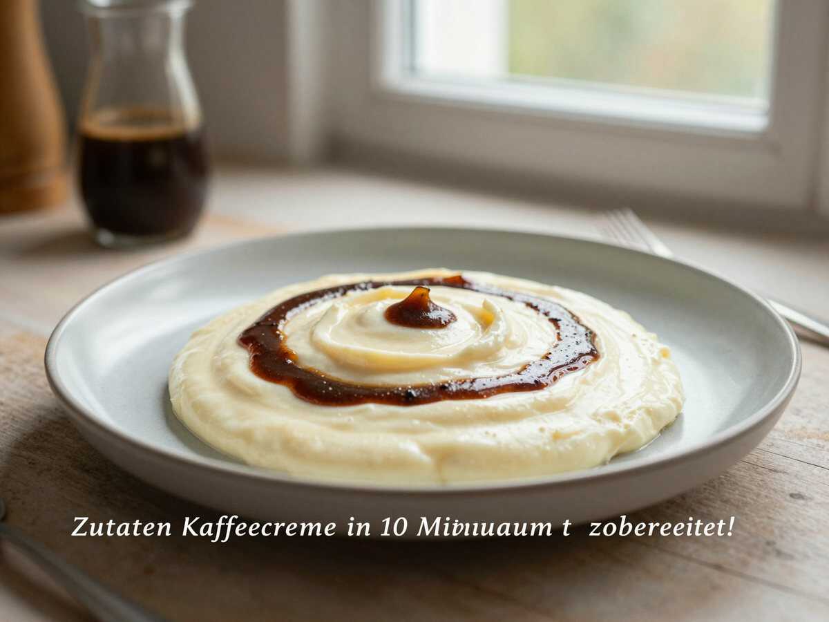 3 Zutaten Kaffeecreme in 10 Minuten zubereitet! – während der Zubereitung