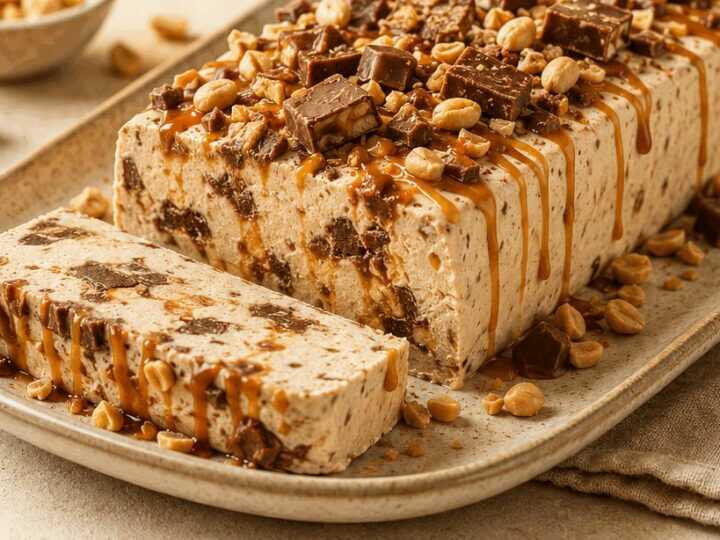 3-Zutaten-Snickers-Eis: Einfaches Rezept ohne Eismaschine, das Sie überraschen wird!