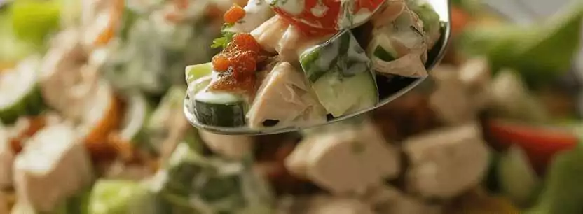 5 Tassen Salat der ist immer ruckzuck weggefuttert – so sieht es fertig aus
