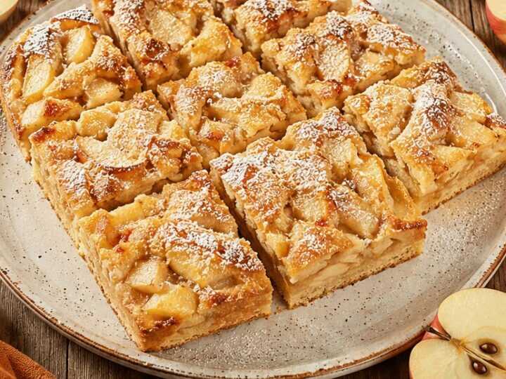 5-Minuten-Rezept: Der beste Blech-Apfelkuchen für deinen Ofen!