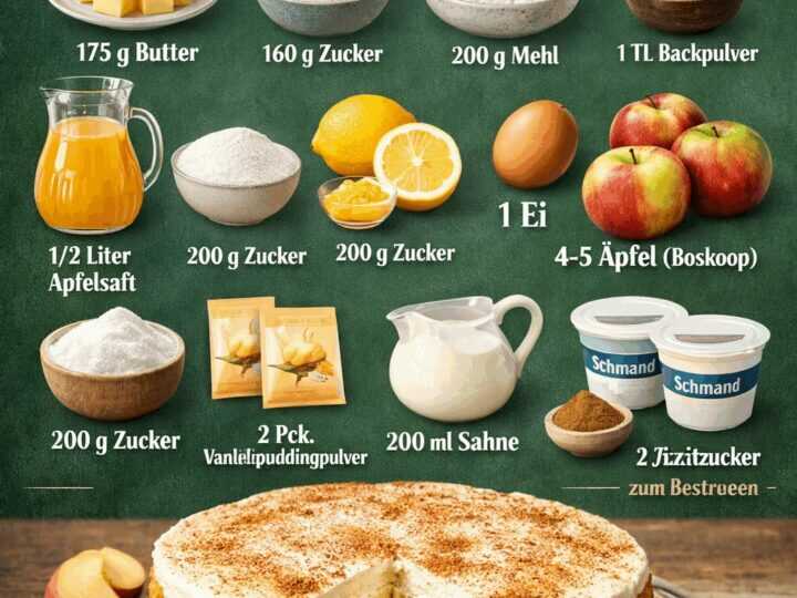 6 sündhaft leckere Apfel-Schmand-Torten, die du unbedingt probieren musst!