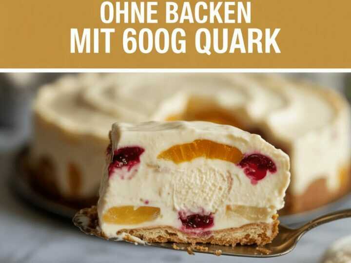 “Wilde Sau” Torte ohne Backen mit 600g Quark