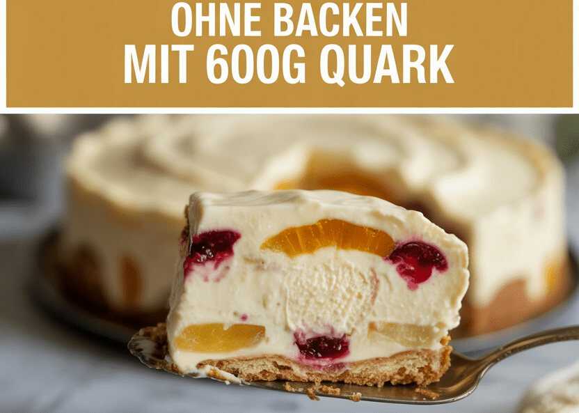 “Wilde Sau” Torte ohne Backen mit 600g Quark