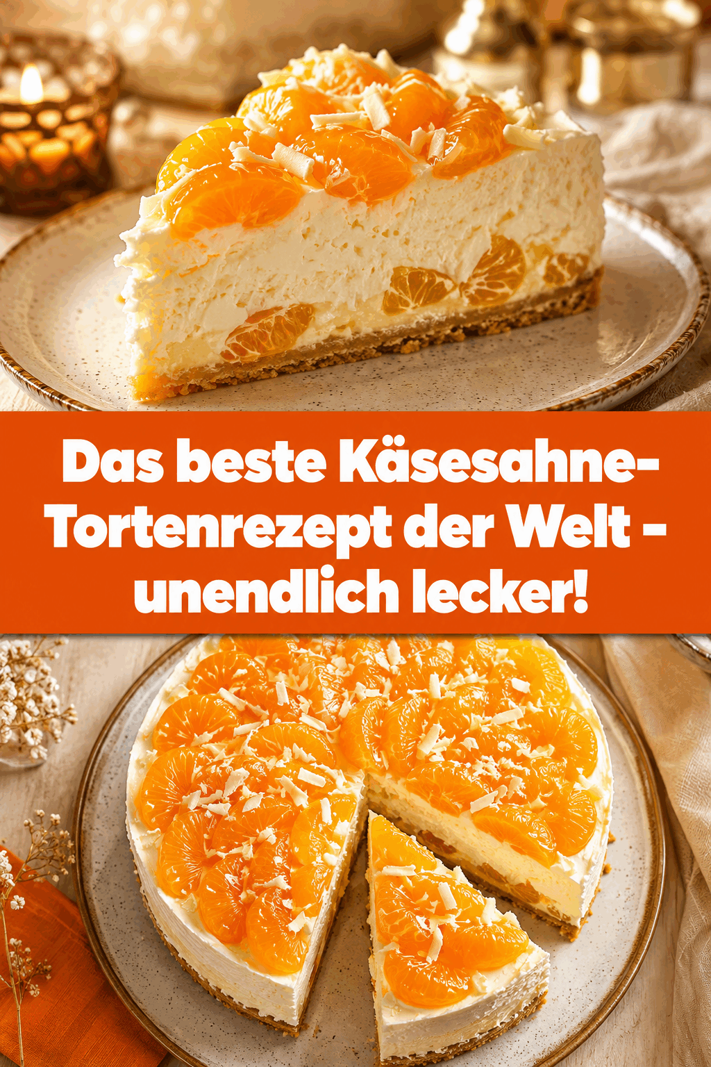 Das beste Käsesahne-Tortenrezept der Welt – unendlich lecker!