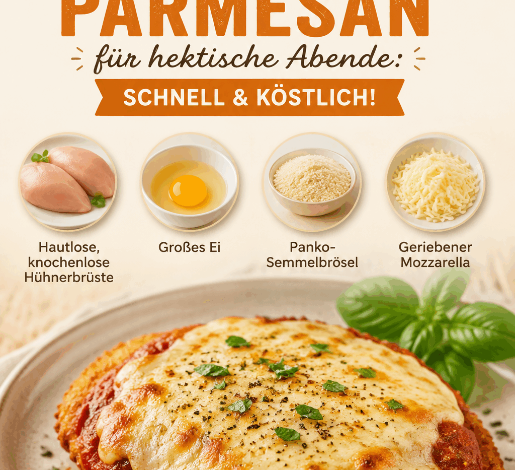 Einfaches Chicken Parmesan für hektische Abende: Schnell & Köstlich!
