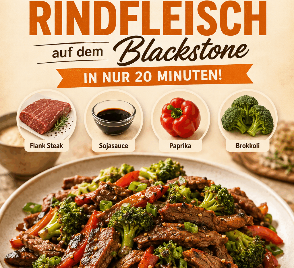 Einfaches und Würziges Cowboy-Rindfleisch auf dem Blackstone in nur 20 Minuten!