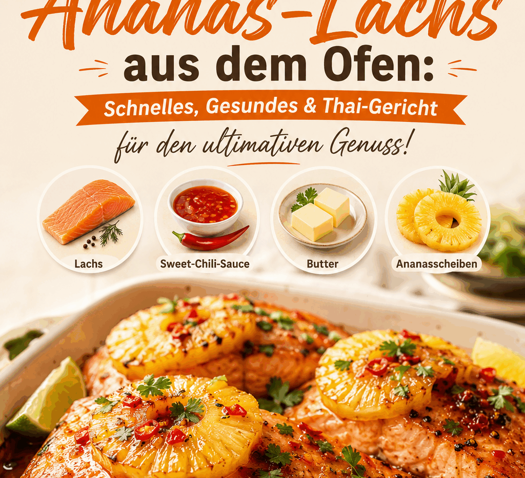 Herzhafter Ananas-Lachs aus dem Ofen: Schnelles, Gesundes & Thai-Gericht für den ultimativen Genuss!