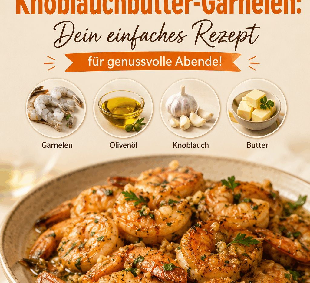 Knusprige Knoblauchbutter-Garnelen: Dein einfaches Rezept für genussvolle Abende!