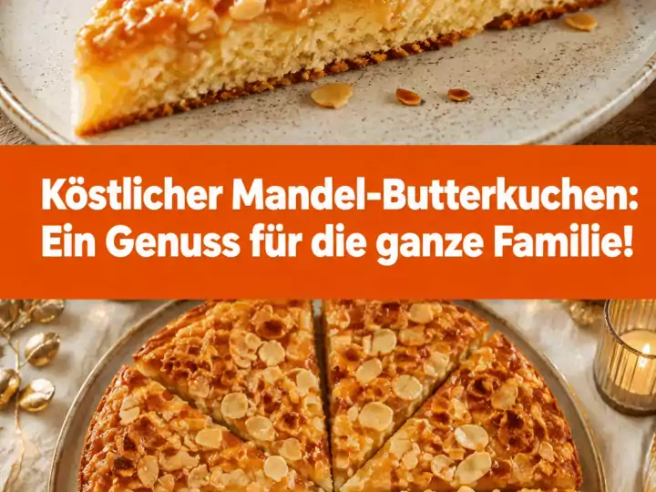 Köstlicher Mandel-Butterkuchen: Ein Genuss für die ganze Familie!