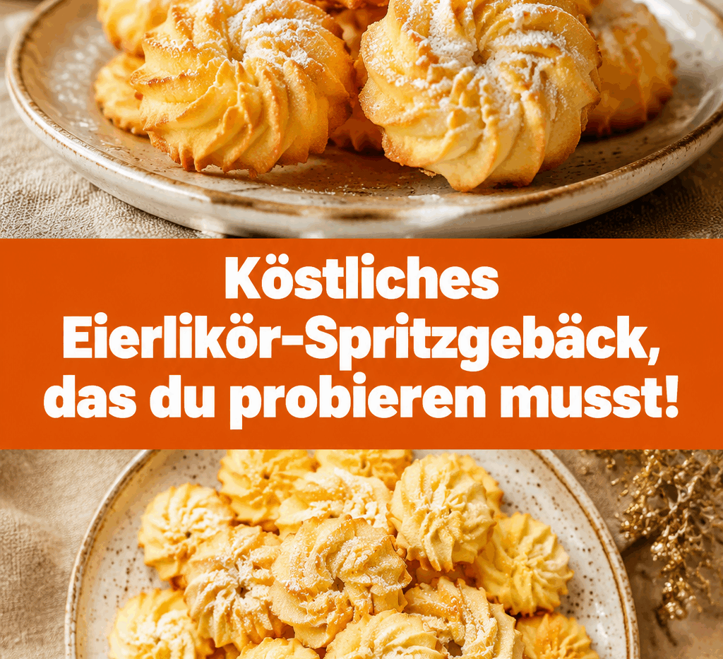 Köstliches Eierlikör-Spritzgebäck, das du probieren musst!