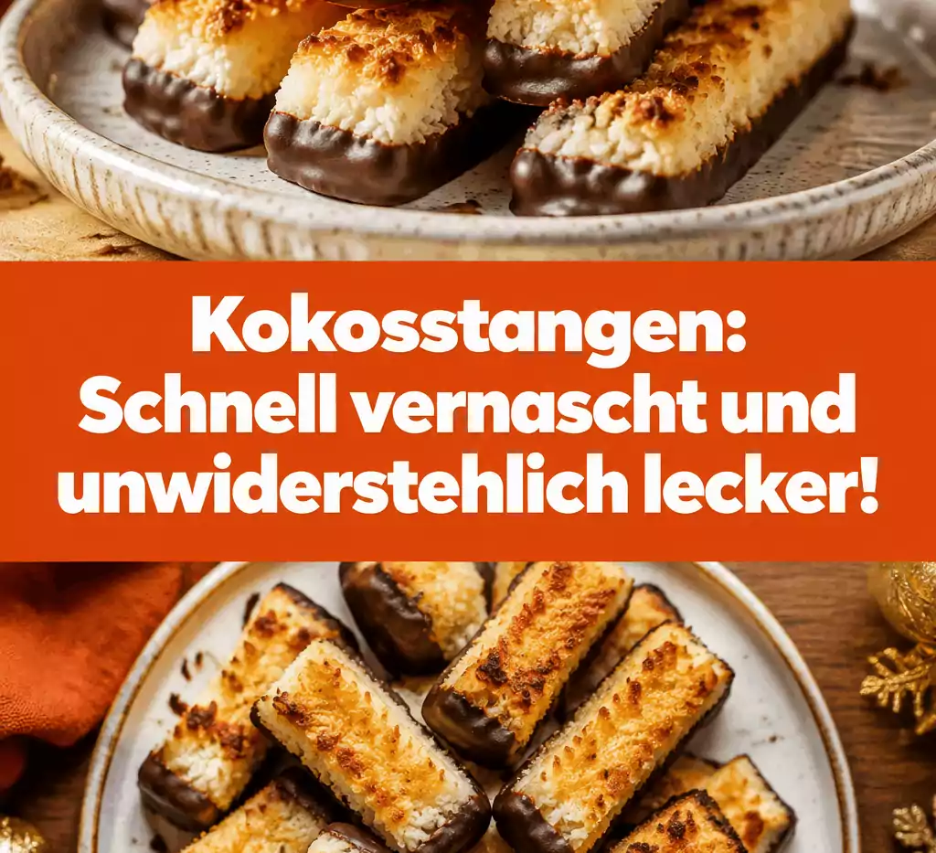 Kokosstangen: Schnell vernascht und unwiderstehlich lecker!