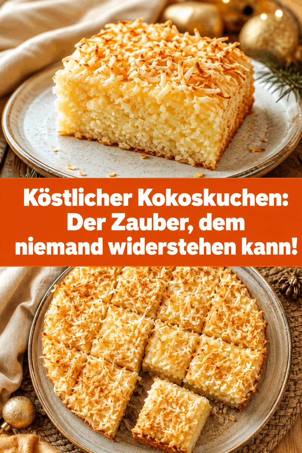 Köstlicher Kokoskuchen: Der Zauber, dem niemand widerstehen kann!