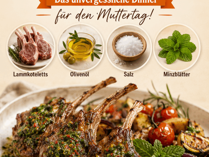 Lammkoteletts mit Minz-Chimichurri: Das unvergessliche Dinner für den Muttertag!