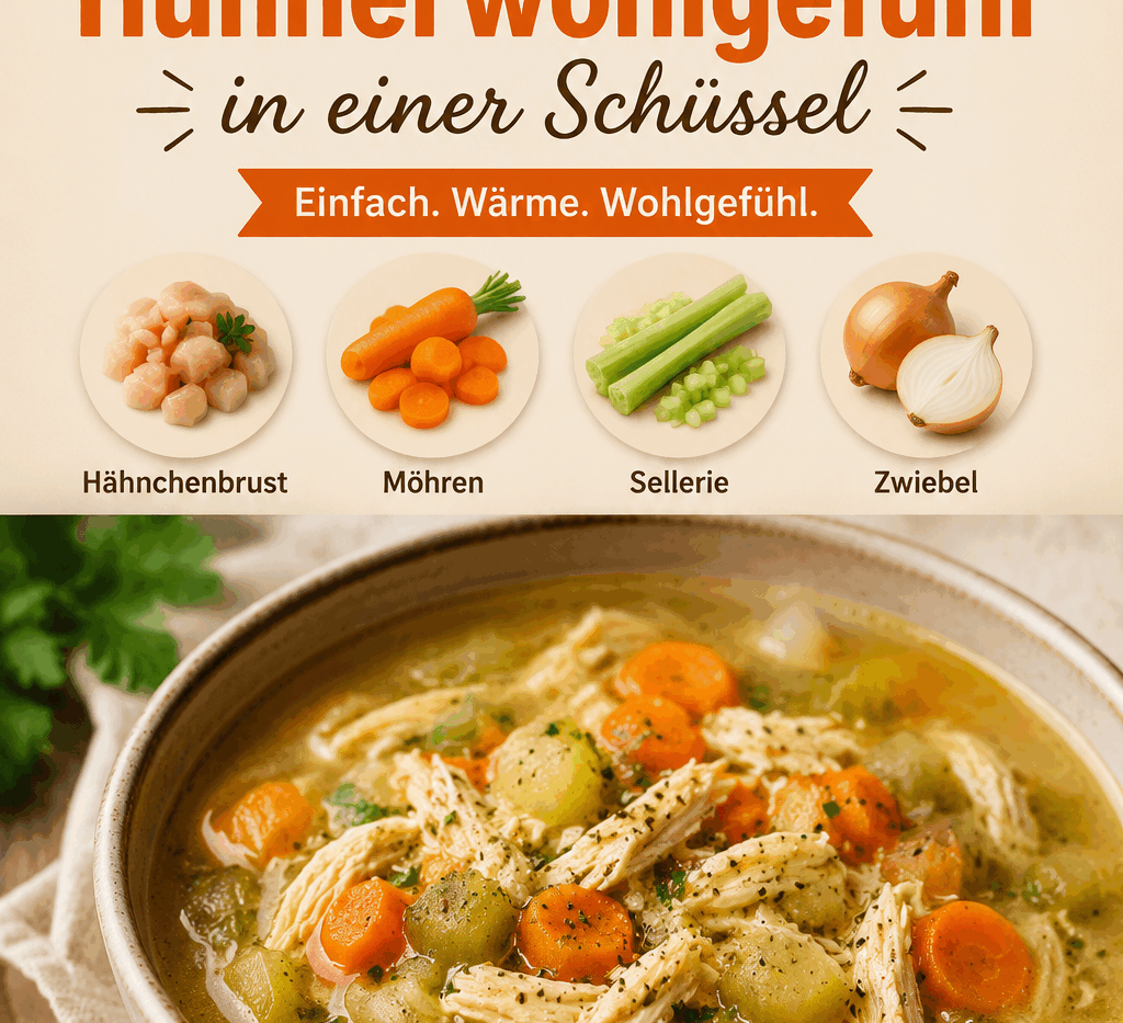 Magie des Suppen im Crockpot: Herzhaftes Hühnerwohlgefühl in einer Schüssel